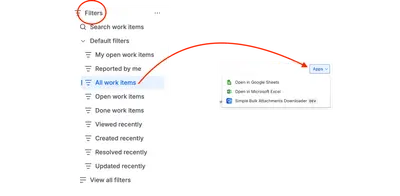 Simple Bulk Attachment Downloader for Jira for Atlassian — screenshot