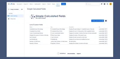 Simple Calculated Fields for Atlassian — screenshot