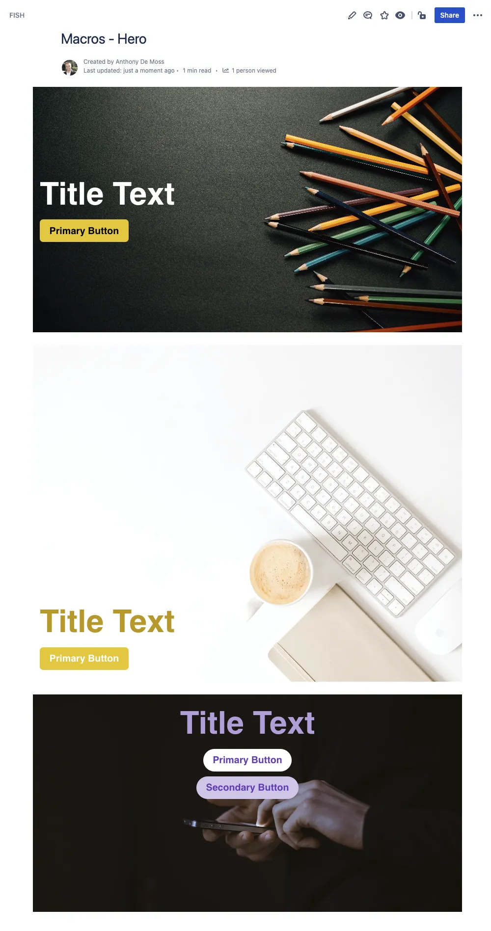 Simple Content Macros — screenshot from the Atlassian Marketplace listing