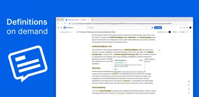 Simple Glossary for Confluence for Atlassian — screenshot