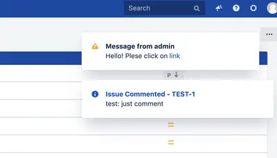 Simple notifications for Jira for Atlassian — screenshot
