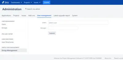 Simple User Management for Atlassian — screenshot