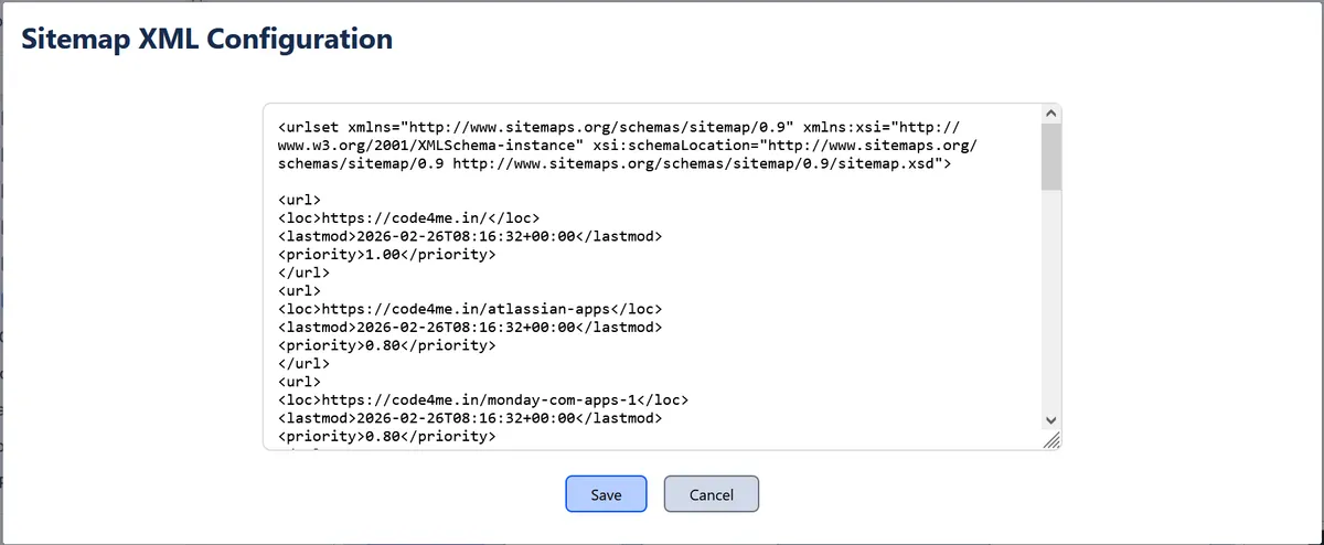 Sitemap Renderer — screenshot from the Atlassian Marketplace listing