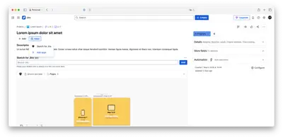 Sketch for Jira by 42nd for Atlassian — screenshot