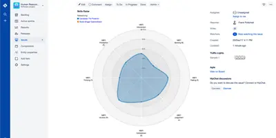 Skills-Radar for Jira for Atlassian — screenshot