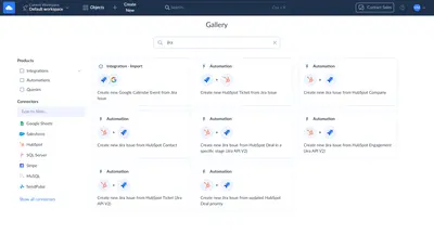 Skyvia Data Integration for Jira for Atlassian — screenshot