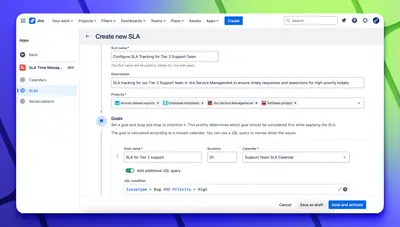 SLA Time Management for Atlassian — screenshot