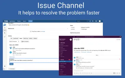 Slack Connector for Jira by Jsoft for Atlassian — screenshot