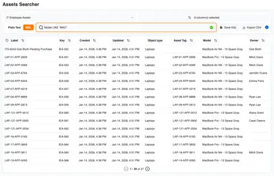 Smart Assets Manager for Jira for Atlassian — screenshot