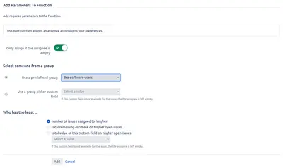 Smart Assignment for JIRA for Atlassian — screenshot