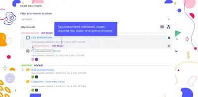 Smart Attachments for Jira (File & Document Management) for Atlassian — screenshot