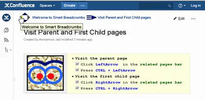 Smart Breadcrumbs for Confluence for Atlassian — screenshot