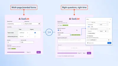 Smart Forms for Jira (JSM, JWM, Confluence & JPD Feedback) for Atlassian — screenshot