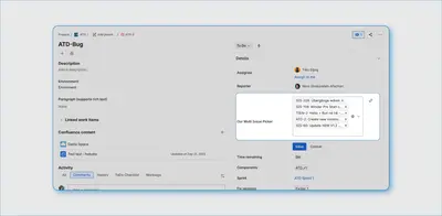 Smart Issue Picker for Jira for Atlassian — screenshot