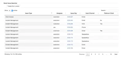 Smart Issue Searcher for Atlassian — screenshot