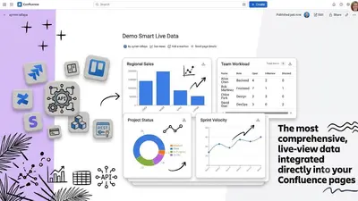 Smart Live Data: API Dashboards for Confluence for Atlassian — screenshot