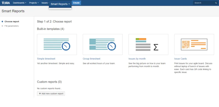 Smart Reports — screenshot from the Atlassian Marketplace listing