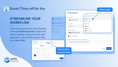 Smart Time-off for Jira for Atlassian — screenshot