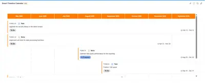 Smart Timeline Calendar for Jira for Atlassian — screenshot
