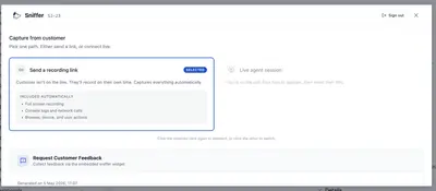 Sniffer for Jira Service Management for Atlassian — screenshot