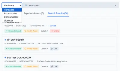 Snipe-IT Integration for Jira for Atlassian — screenshot