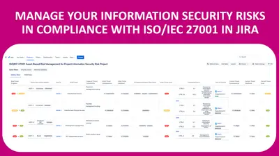 SoftComply Information Security Risk Manager for Atlassian — screenshot