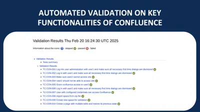 SoftComply Validation for Confluence (MedTech Compliance) for Atlassian — screenshot