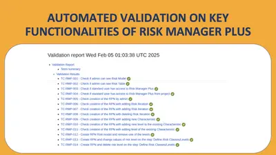 SoftComply Validation for Risk Manager Plus for Atlassian — screenshot