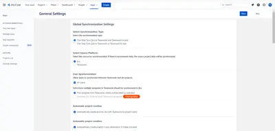 SoftSync (Jira Teamwork Integration) for Atlassian — screenshot