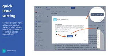 Sort by any Field for Atlassian — screenshot
