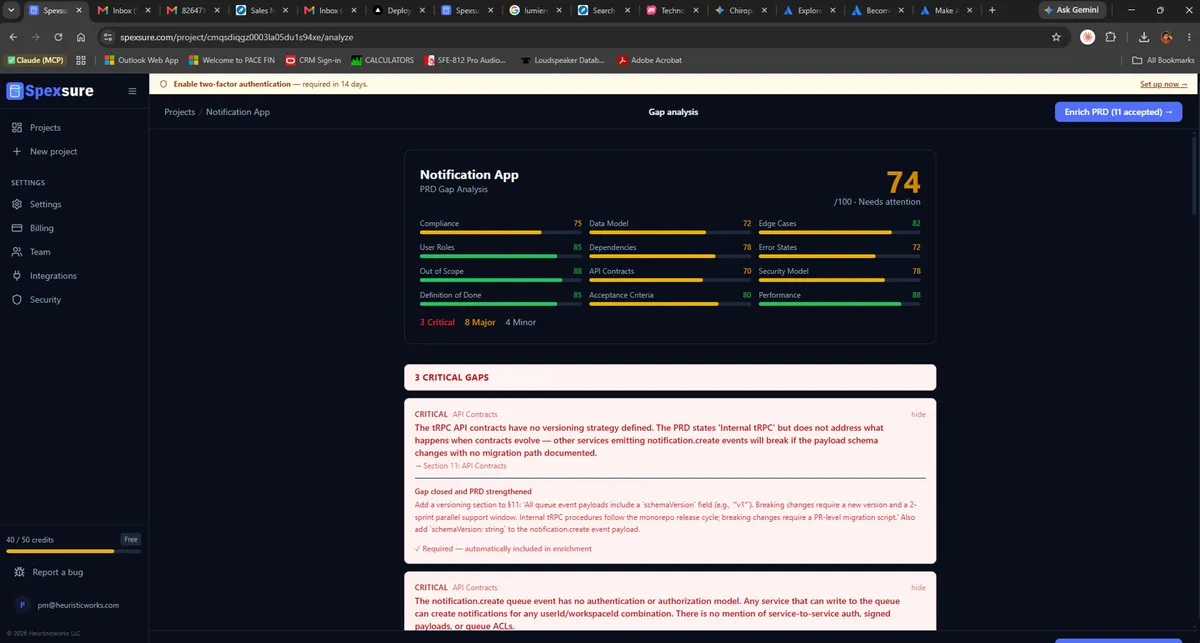 Spexsure — screenshot from the Atlassian Marketplace listing