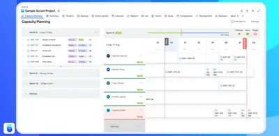 Sprint Capacity Planner for Jira for Atlassian — screenshot