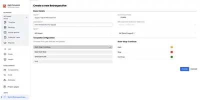 Sprint Retrospectives for Jira for Atlassian — screenshot