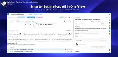 SprintPoker – Planning Poker & Async Estimation for Atlassian — screenshot