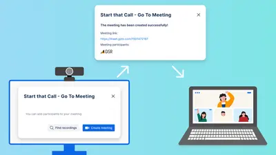 Start that Call: GoTo Meeting integration for Jira for Atlassian — screenshot