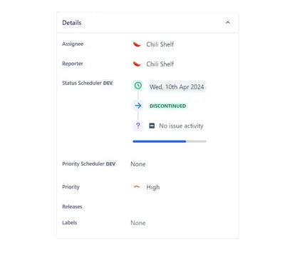 🔄 Status Scheduler for Atlassian — screenshot