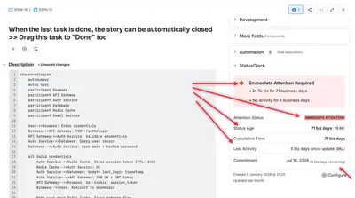 StatusClock: Time in Status, Aging & Cycle Time for Jira for Atlassian — screenshot