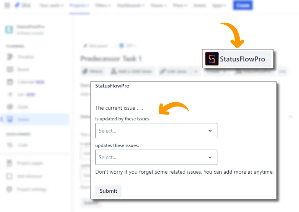 StatusFlowPro — screenshot from the Atlassian Marketplace listing