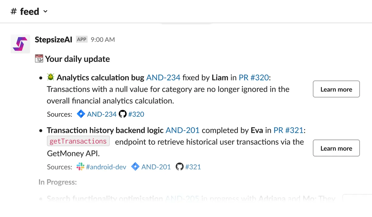 Stepsize AI — screenshot from the Atlassian Marketplace listing