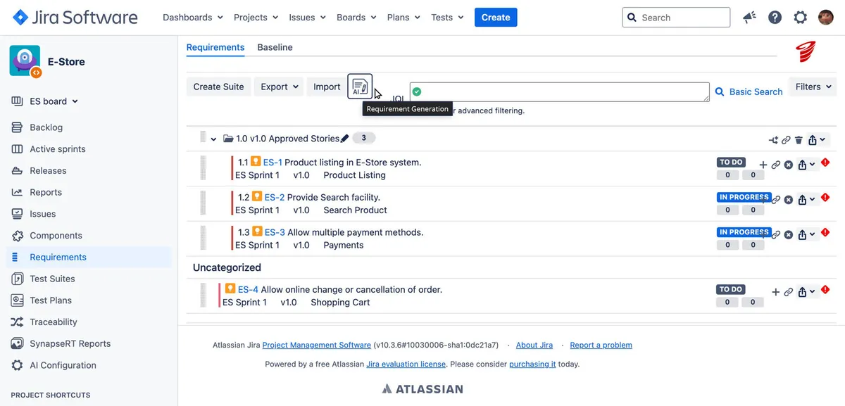 Storm AI for Jira — screenshot from the Atlassian Marketplace listing