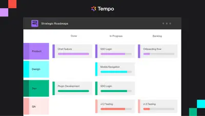 Strategic Roadmaps - Advanced Jira Roadmapping | Tempo for Atlassian — screenshot