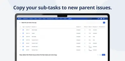 Sub-tasks Manager for Jira for Atlassian — screenshot