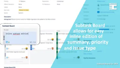 Subtask Board for Issue View for Atlassian — screenshot