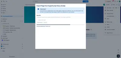 Superhuman Docs (Coda) for Confluence for Atlassian — screenshot