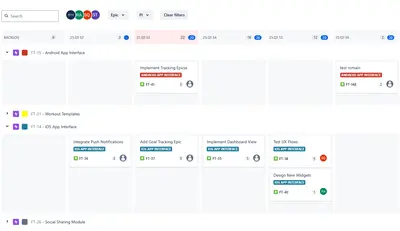 Swift PI Planning for Jira (Cloud) for Atlassian — screenshot