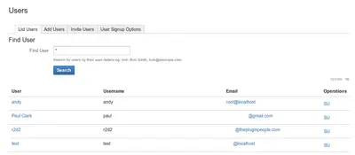 Switch User (SU) for Confluence for Atlassian — screenshot