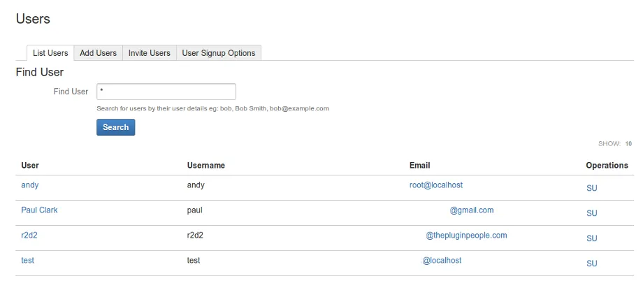 Switch User (SU) for Confluence — screenshot from the Atlassian Marketplace listing
