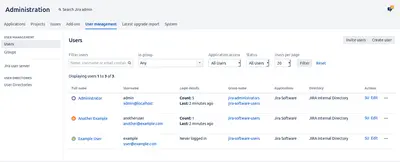 Switch User (SU) for Jira for Atlassian — screenshot