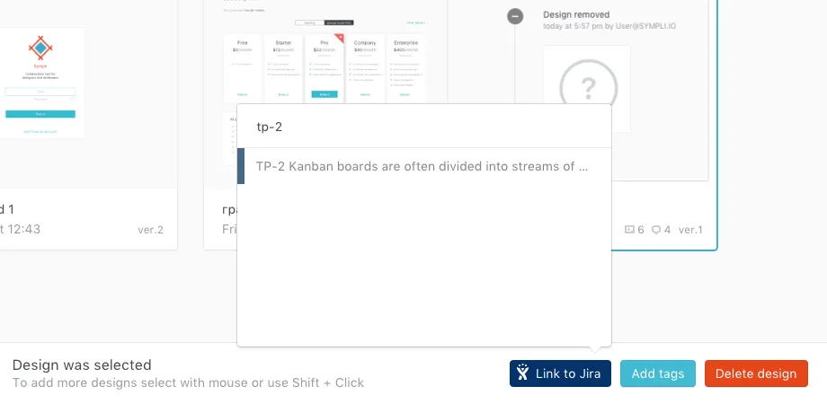 Sympli — screenshot from the Atlassian Marketplace listing