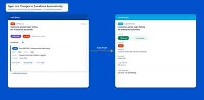 SyncBridge - Salesforce Connector for Jira for Atlassian — screenshot